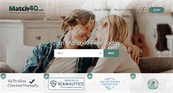 Desktop Screenshot of match40.com